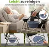 4in1 Toilettenstuhl für Senioren Duschstuhl WC-Stuhl Produktbild-Vorschau 7