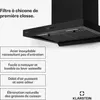 Klarstein AeroClean Hotte Aspirante - 60 cm Hotte murale, Voir les images du produit 4