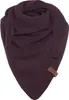 Knit Factory Coco Dreiecksschal Junior - Aubergine - 140x60 Produktbild-Vorschau 1
