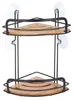 MSV 142662, Zwart, Bruin, Staal, Hout, Mat, Zuignap Productafbeelding-voorbeeld 1