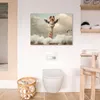 MuchoWow® - Leinwandbilder - Giraffe - Wilde Tiere - Bad - Produktbild-Vorschau 6
