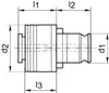 FORMAT EX Schnellwechsel-Einsatz FES3 28,0mm, DIN:72 Produktbild-Vorschau 2