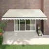Tenda da sole elettrica con manovella VidaXL, color crema, Anteprima dell’immagine prodotto 2