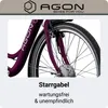 Agon Axis E-Bike 26 Zoll Citybike Damen Herren 140 - 165 cm Produktbild-Vorschau 10