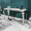 Eleganter Konsolentisch MODERN BAROCK 145cm Glasplatte in Produktbild-Vorschau 1