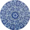 Gartentisch Marocco Blau mit dekorativem Fliesendruck, Ø 57 Produktbild-Vorschau 2