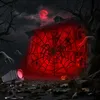 3D-Halloween-Projektor, rotes Spinnennetz, LED, wasserdicht, Timer Productafbeelding-voorbeeld