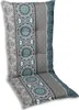 GO-DE Textil, Sessel-Auflage  mittel, Ornamentstreifen blau Produktbild-Vorschau 1