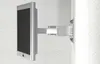 A silver flat-screen television mounted on a wall bracket. Podgląd zdjęcia produktu