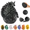3D Drache im Ei – Drachenei mit Drache 30 cm Figur | 10 cm Produktbild-Vorschau 1