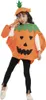A young girl wearing a pumpkin costume. Produktbild-Vorschau