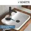 SCHÜTTE Waschtischarmatur NEW YORK, Wasserhahn Bad mit Pop Produktbild-Vorschau 8