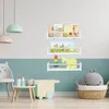 Relaxdays Kinderregal 3er Set, Bücherregal für Kinder, Produktbild-Vorschau 4
