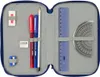 Astuccio triplo F.C. Barcelona Blu marino 12,5 x 19,5 x 5,5 Anteprima dell’immagine prodotto 4
