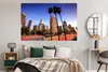 MuchoWow® Poster Stadt - Palme 180x120 cm - Fotoplakat Produktbild-Vorschau 4