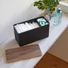 Yamazaki 4807, Boîte de rangement, Noir, Bois, Voir les images du produit 5