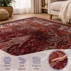 Vintage orientalischer Wohnzimmerteppich waschbar Kurzflor Produktbild-Vorschau 5