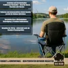 BigDean 2er Set Campingstuhl extra hohe Lehne max. 150kg Produktbild-Vorschau 2
