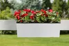 Prosperplast Blumentopf | Urbi Case | Weiß | 40 cm Produktbild-Vorschau 2