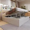 Łóżko tapicerowane 180 x 200 z podnośnikiem hydraulicznym, Podgląd zdjęcia produktu 2