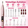 Nagelfräser kabellos 7 in 1, elektrische Nagelfeile für Gel Produktbild-Vorschau 4