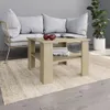 vidaXL Table basse en chêne Sonoma 60x60x42 cm Matériau Voir les images du produit 12