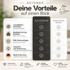 AGIONDA Standvitrine mit LED-Beleuchtung, Glasvitrine und Produktbild-Vorschau 2