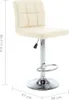 vidaXL Barhocker 2 Stk. Creme Kunstleder Produktbild-Vorschau 8
