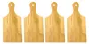 Juego de 4 tablas de cortar de madera natural, 30x14x1 cm. Vista previa de la imagen del producto 1