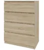 Kommode 70cm AVEN Sonoma-Eiche, 4 Schubladen, Produktbild-Vorschau 3