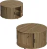 Konferenční stůl Vicco Selva Dub 80 x 80 cm s posuvnými Náhled obrázku produktu 5