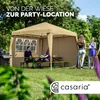 CASARIA® Gazebo Pop-up 3x3m Padiglione Incl 2x Pannelli Anteprima dell’immagine prodotto 4