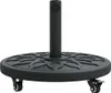vidaXL Sonnenschirmständer 15.25 kg Schwarz Eisen Produktbild-Vorschau 5