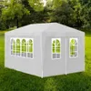 vidaXL Tenda per feste 3x4 m Bianco Anteprima dell’immagine prodotto 9