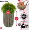 KOTARBAU® Blumenkübel hoch Outdoor & Indoor Keramik Grün Produktbild-Vorschau 4
