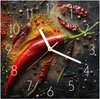 Wanduhr aus Glas mit Motiv Gewürzmischung ansicht- 30 x 30 Produktbild-Vorschau 1