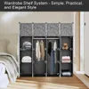 Vigevee Kleiderschrank Steckschrank 20 Fächer 175x140x35 cm Produktbild-Vorschau 4