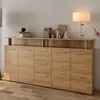 Kondela Čtyřdveřová komoda se zásuvkami Albi - dub artisan Náhled obrázku produktu 2