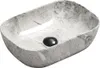 Lavabo MEXEN RITA in marmo grigio chiaro 45 cm Anteprima dell’immagine prodotto 1