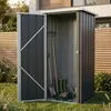 Aga Zahradní domek 147x93x184 cm Šedý Podgląd zdjęcia produktu 3