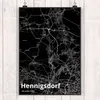 Mr. & Mrs. Panda Bild Hennigsdorf DIN A4 - Geschenk, Produktbild-Vorschau 2