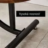 Příruční stolek POPPY, ořech / černá Náhled obrázku produktu 4