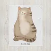 Mr. & Mrs. Panda Bettdecke Katze Sitzen - Weiß - Geschenk, Produktbild-Vorschau 2