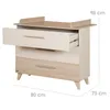 Babyzimmer-Duo: Umbaubares Babybett 70 x 140 cm + Produktbild-Vorschau 4