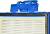 Close-up of a vacuum cleaner filter with a blue plastic latch. Produktbild-Vorschau