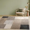 Designer Teppich Modern Kariert Kurzflor Teppich Design Produktbild-Vorschau 1