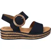 Gabor Sandalette 550.36, Rauleder, Blau, Damen Produktbild-Vorschau 2