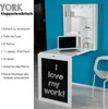 York - Klapptisch, Schreibtisch, Küchentisch, Tresen, Produktbild-Vorschau 1