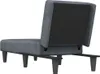 vidaXL Chaiselongue Dunkelgrau Samt Náhľad obrázku produktu 4