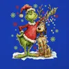 Koszulka męska Grinch Christmas Reindeer Fairy Lights Podgląd zdjęcia produktu 8